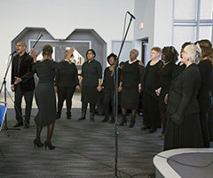 Gospel Choir Welcomes High School Students