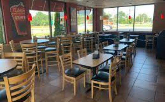 The dining room of Godfrey Dairy Queen reopens after two years.