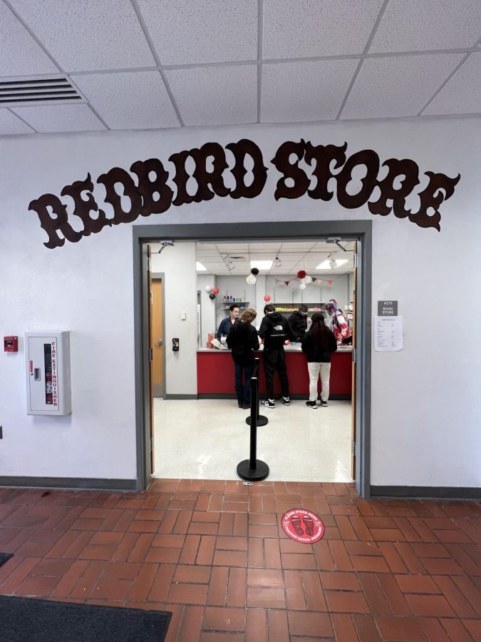 Students at the Redbird Store