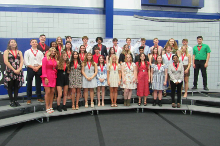 Silver Medallion winners take a group photo in honor of their outstanding achievement. Not pictured: Isabella Hall, Noah Perkins, Madison Ross and Miles Windmiller. Photo Credit: Alton Telegraph